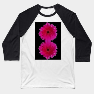 Hot Pink Gerbera Baseball T-Shirt